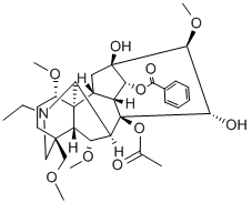 deoxyaconitine Structural