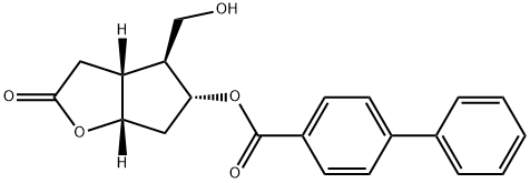 (-)-Corey lactone 4-phenylbenzoate alcohol Structural