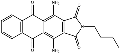 4,11-diamino-2-butyl-1H-naphth[2,3-f]isoindole-1,3,5,10(2H)-tetrone 