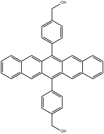 [1,1',4',1",4",1"'-Quaterphenyl]-4,4'''-dimethylalcohol Structural