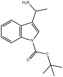 3-(1-AMINO-ETHYL)-INDOLE-1-CARBOXYLIC ACID TERT-BUTYL ESTER