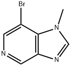 7-bromo-1-methyl-1H-imidazo[4,5-c]pyridine Structural