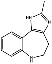 2-Methyl-1,4,5,6-tetrahydroimidazo[4,5-d][1]benzazepine Structural