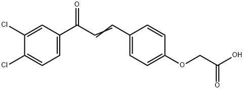 [4-[3-(3,4-DICHLOROPHENYL)-3-OXO-1-PROPENYL]PHENOXY-ACETIC ACID