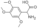 AMINO-(2,4,5-TRIMETHOXY-PHENYL)-ACETIC ACID Structural