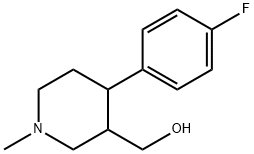 (+/-)-TRANS-4-(FLUOROPHENYL)-3-HYDROXYMETHYL-1-METHYLPIPERIDINE Structural