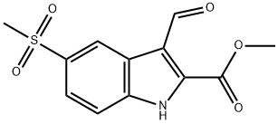 METHYL 3-FORMYL-5-METHANESULFONYL-1H-INDOLE-2-CARBOXYLATE