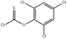 2,4,6-TRICHLOROPHENYL CHLOROTHIONOFORMATE Structural