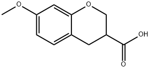 7-METHOXY-CHROMAN-3-CARBOXYLIC ACID Structural