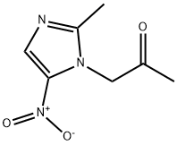 1-(2-methyl-5-nitro-imidazol-1-yl)propan-2-one Structural