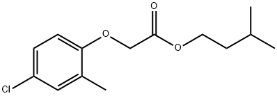 isopentyl (4-chloro-2-methylphenoxy)acetate Structural