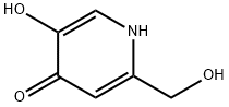 5-HYDROXY-2-(HYDROXYMETHYL)-4-PYRIDONE Structural