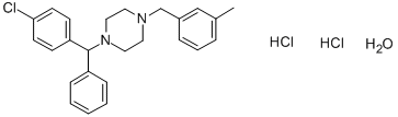 Meclizine Dihydrochloride Monohydrate Structural