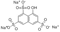 1-NAPHTHOL-3,6,8-TRISULFONIC ACID TRISODIUM SALT Structural