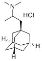 1-(2-Dimethylaminopropyl)adamantane hydrochloride Structural