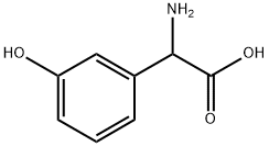 (RS)-3-HYDROXYPHENYLGLYCINE Structural