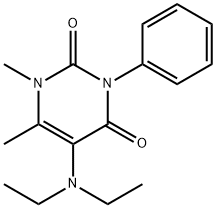 5-Diethylamino-1,6-dimethyl-3-phenyluracil Structural