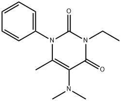 Uracil, 5-(dimethylamino)-3-ethyl-6-methyl-1-phenyl-
