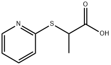 2-(PYRIDIN-2-YLTHIO)PROPANOIC ACID Structural