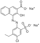 disodium 4-[(4-chloro-5-ethyl-2-sulphonatophenyl)azo]-3-hydroxy-2-naphthoate    