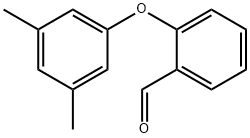 2-(3,5-DIMETHYLPHENOXY)BENZENECARBALDEHYDE Structural