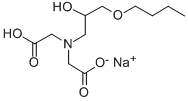 N-(3-N-BUTOXY-2-HYDROXYPROPYL)IMINODIACETIC ACID MONOSODIUM SALT Structural