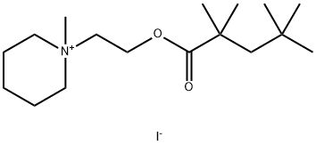 Valeric acid, 2,2,4,4-tetramethyl-, 2-piperidinoethyl ester, methiodid e