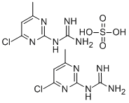 Guanidine, (4-chloro-6-methyl-2-pyrimidinyl)-, sulfate (2:1) Structural