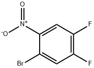 2-Bromo-4,5-difluoronitrobenzene Structural