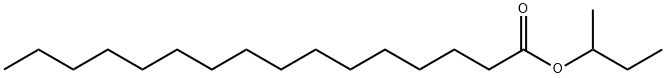Hexadecanoic acid, 1-Methylpropyl ester Structural