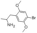 2,5-DIMETHOXY-4-BROMAMPHETAMIN Structural