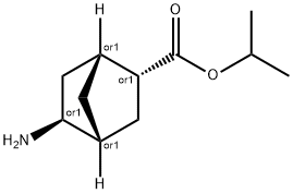 Bicyclo[2.2.1]heptane-2-carboxylic acid, 5-amino-, 1-methylethyl ester, Structural