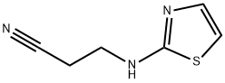 Propanenitrile, 3-(2-thiazolylamino)- (9CI) Structural