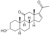 16,(5alpha)-Pregnen-3-alpha-ol-11,20-dione