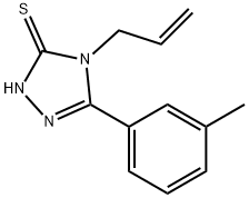 4-ALLYL-5-(3-METHYLPHENYL)-4H-1,2,4-TRIAZOLE-3-THIOL Structural