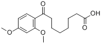 8-(2,4-DIMETHOXYPHENYL)-8-OXOOCTANOIC ACID Structural