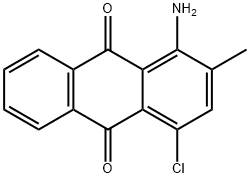 1-amino-4-chloro-2-methylanthraquinone Structural