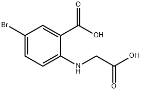 5-BROMO-N-(CARBOXYMETHYL)ANTHRANILIC ACID Structural