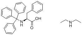 Trityl-L-Phenylalanine diethylammonium salt Structural