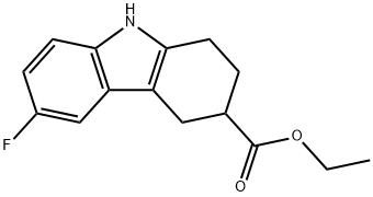 6-FLUORO-2,3,4,9-TETRAHYDRO-1H-CARBAZOLE-3-CARBOXYLIC ACID ETHYL ESTER