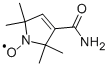 3-CARBAMOYL-2,2,5,5-TETRAMETHYL-3-PYRROLIN-1-YLOXY Structural