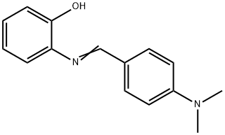 2-[(4-DIMETHYLAMINO-BENZYLIDENE)-AMINO]-PHENOL Structural