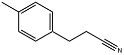 Benzenepropanenitrile, 4-Methyl- Structural