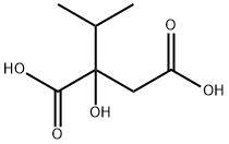 2-HYDROXY-2-ISOPROPYLSUCCINIC ACID Structural