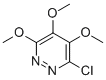 3-CHLORO-4,5,6-TRIMETHOXYPYRIDAZINE Structural