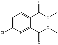 6-CHLOROPYRIDINE-2,3-DICARBOXYLIC ACID DIMETHYL ESTER Structural