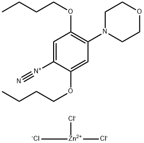 2,5-DIBUTOXY-4-MORPHOLINOBENZENEDIAZONIUM CHLORIDE ZINC CHLORIDE