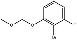 2-BROMO-1-FLUORO-3-(METHOXYMETHOXY)BENZENE Structural