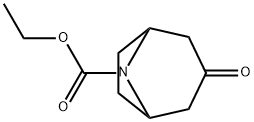 N-Carbethoxy-4-tropinone Structural