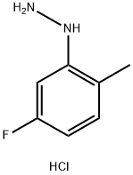 5-Fluoro-2-methylphenylhydrazine hydrochloride Structural